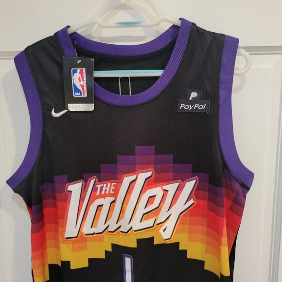 Nike Devin Booker Phoenix Suns The Valley Swingman Jersey Size 44 NWT - Picture 5 of 16